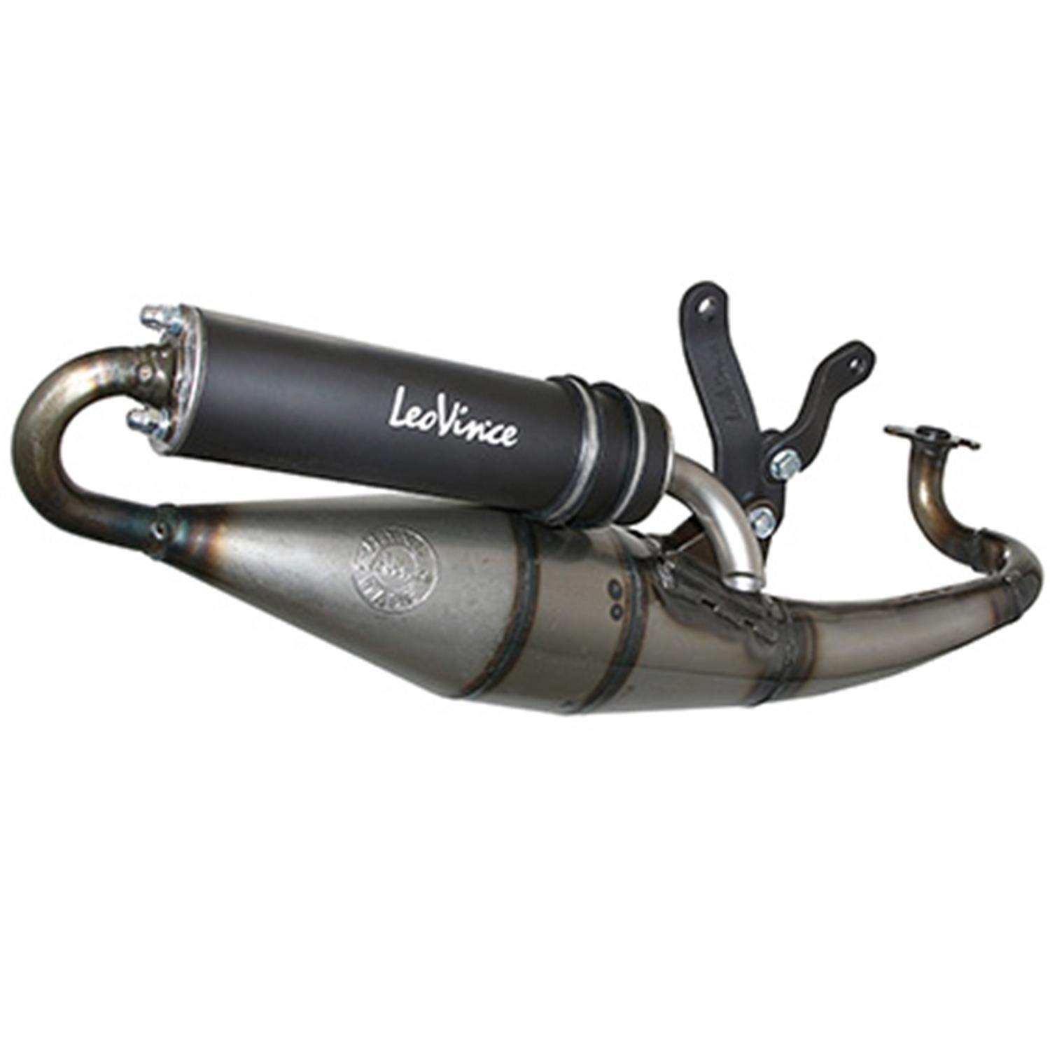 LEOVINCE Pot Scoot TT Black pour MBK 50 Nitro 2T-Yamaha 50 AEROX 2T (Ref 4054B)