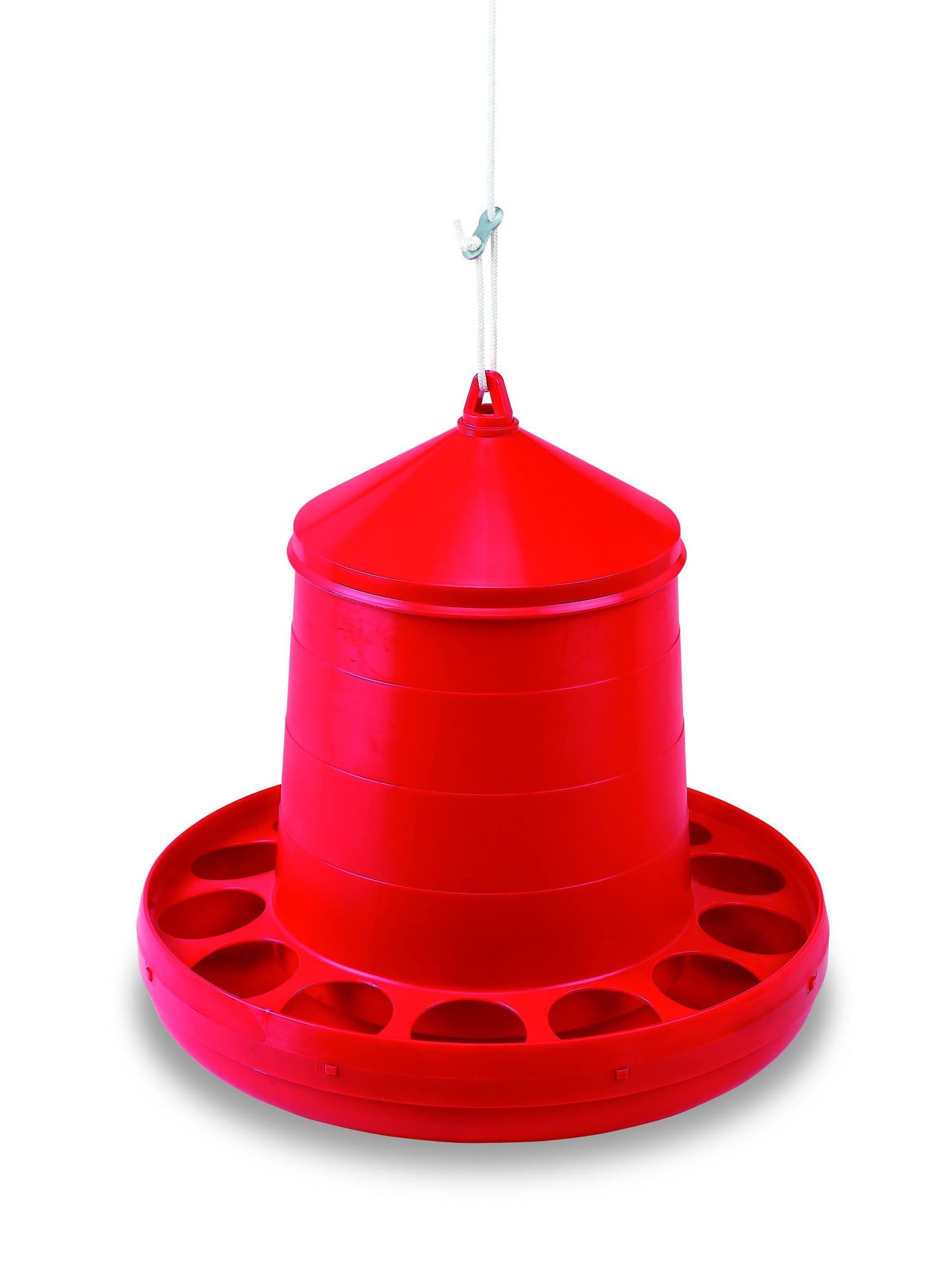Desconocido Comedero Tolva Gallinas 12 kg Rojo