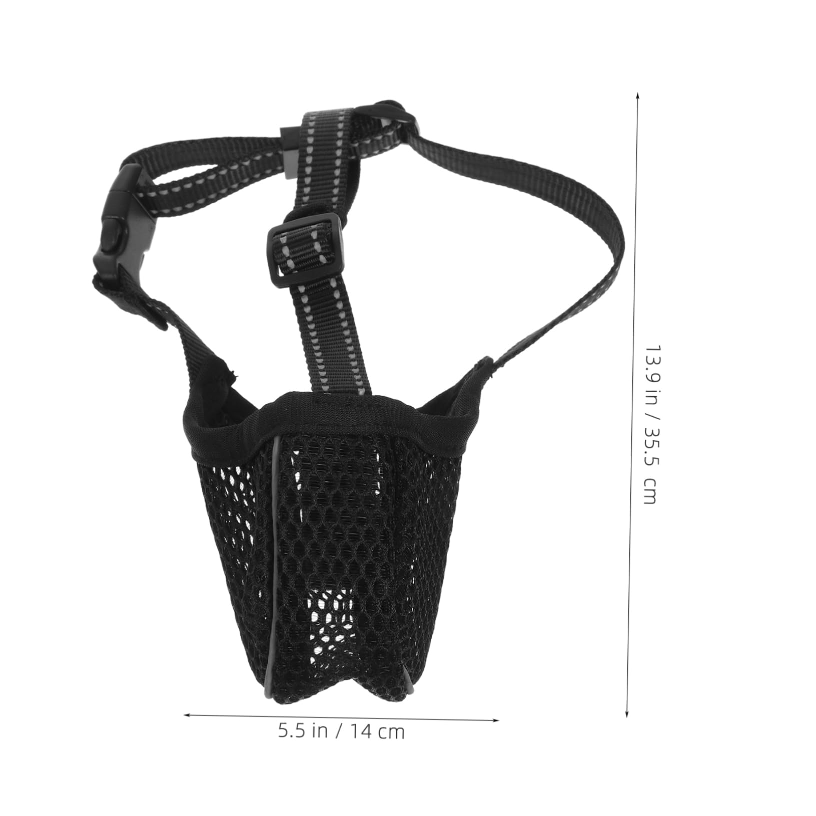 VICASKY Large Dog Muzzle Breathable Adjustable Soft Mesh Barking Muzzle for Large Dogs to Prevent Biting and Chewing Secure Fit for Extended Wear