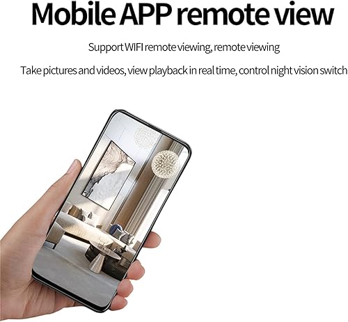 Miniatura 6 de Gicibady - Cámara de seguridad magnética inalámbrica HD 1080p minicámara WiFi inalámbrica detecta movimiento magnético mini cámara espía WiFi HD