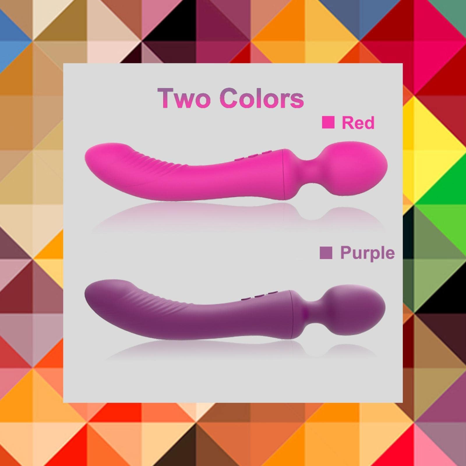 Dona Vibratori Potente vibratore del dildo del doppio motore della bacchetta magica di AV per le donne Massaggiatore del punto G Stimolatore del clitoride SexToys per gli adulti della donna