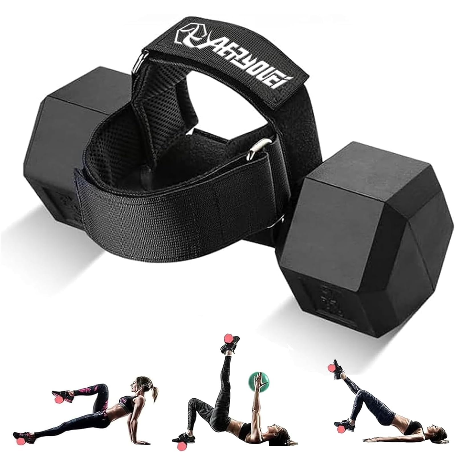 Dumbbell Foot Attachment, Tibialis Trainer, Adjustable Ankle Weights, Leg Workouts at Home for Hip Flexors,Ankle Straps for Weight Lifting,Shin Splint,Hamstring Curls,Leg extensions,Home Gym Equipment