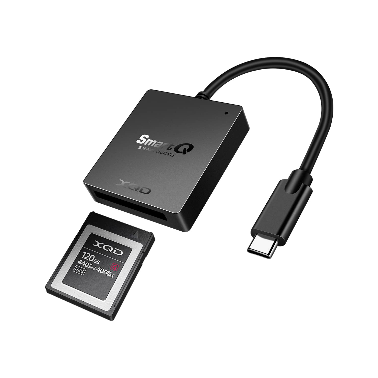 SmartQ C501C XQD Card Reader, Sony XQD Reader Compatible with Sony G/M