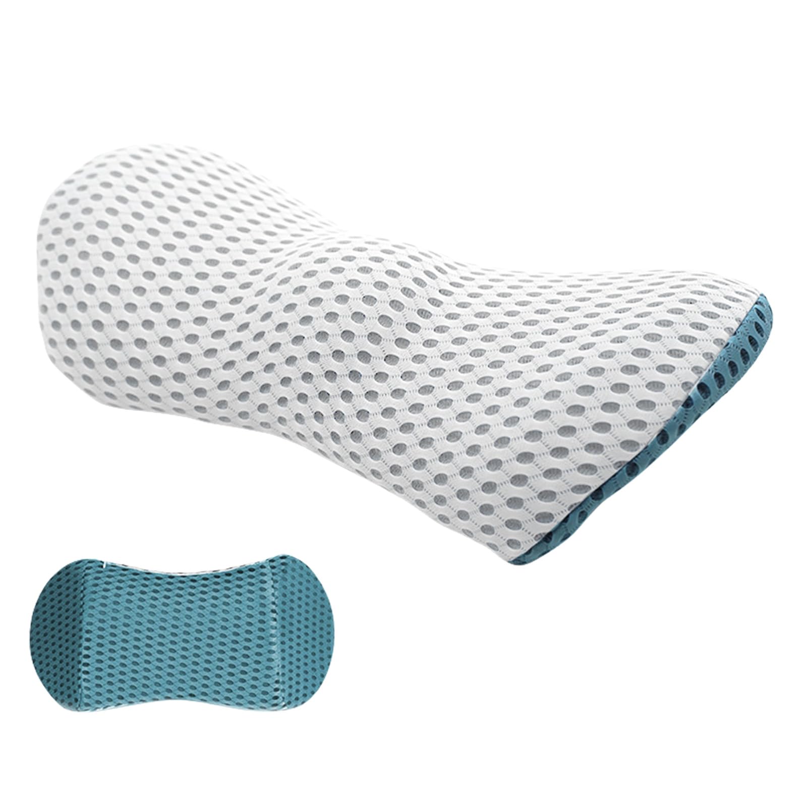 Elnwnnkc Ergonomic Lumbar Pillow for Chair and, Memory Foam Back Cushions for Lower Back Comfort