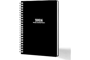 Weekly & Monthly Teacher Academic Planner Notebook For Planning Jan 2024 - Dec 2024