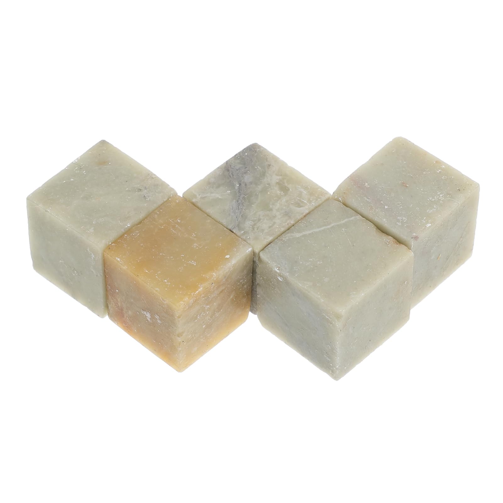 VILLCASE 5Pcs Square Stone Seal Material for Calligraphy and Engraving DIY Name Stamp Kit for Enthusiasts for Beginners and Artists Stone Carving Tool