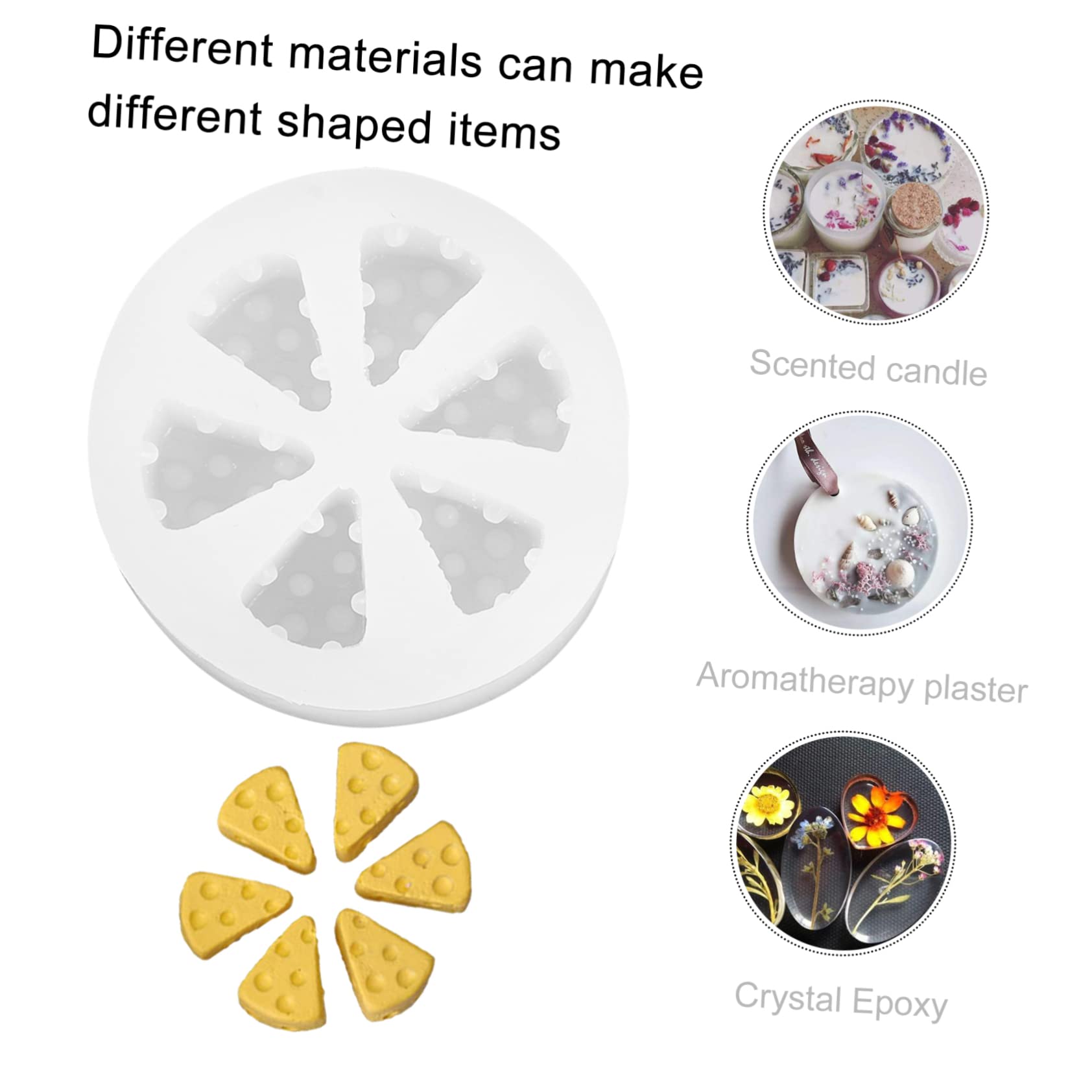 Artibetter 6 Series Molde De Silicona para Tartas Y Chocolates para DIY para Dulces Y Fondant Material De Silicona De Alimenticio para Hornear Y Manualidades 2 Piezas X 6