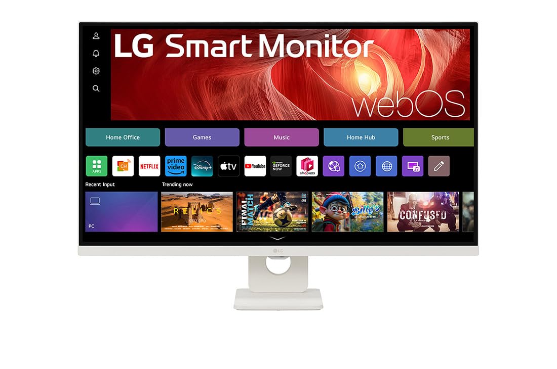 LG Smart Monitor 32U721SA-W.AEU 32-Zoll 4K UHD mit webOS 24