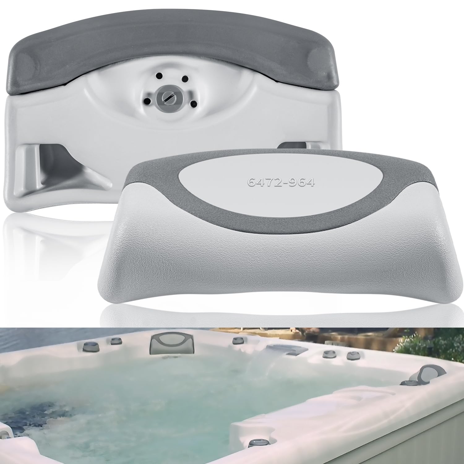 2er-Pack 6472-964 Spas Ersatzkissen passend für 2009–2017 Sundance 880 Serie Spa & Whirlpool, Ersatz für 6455-484