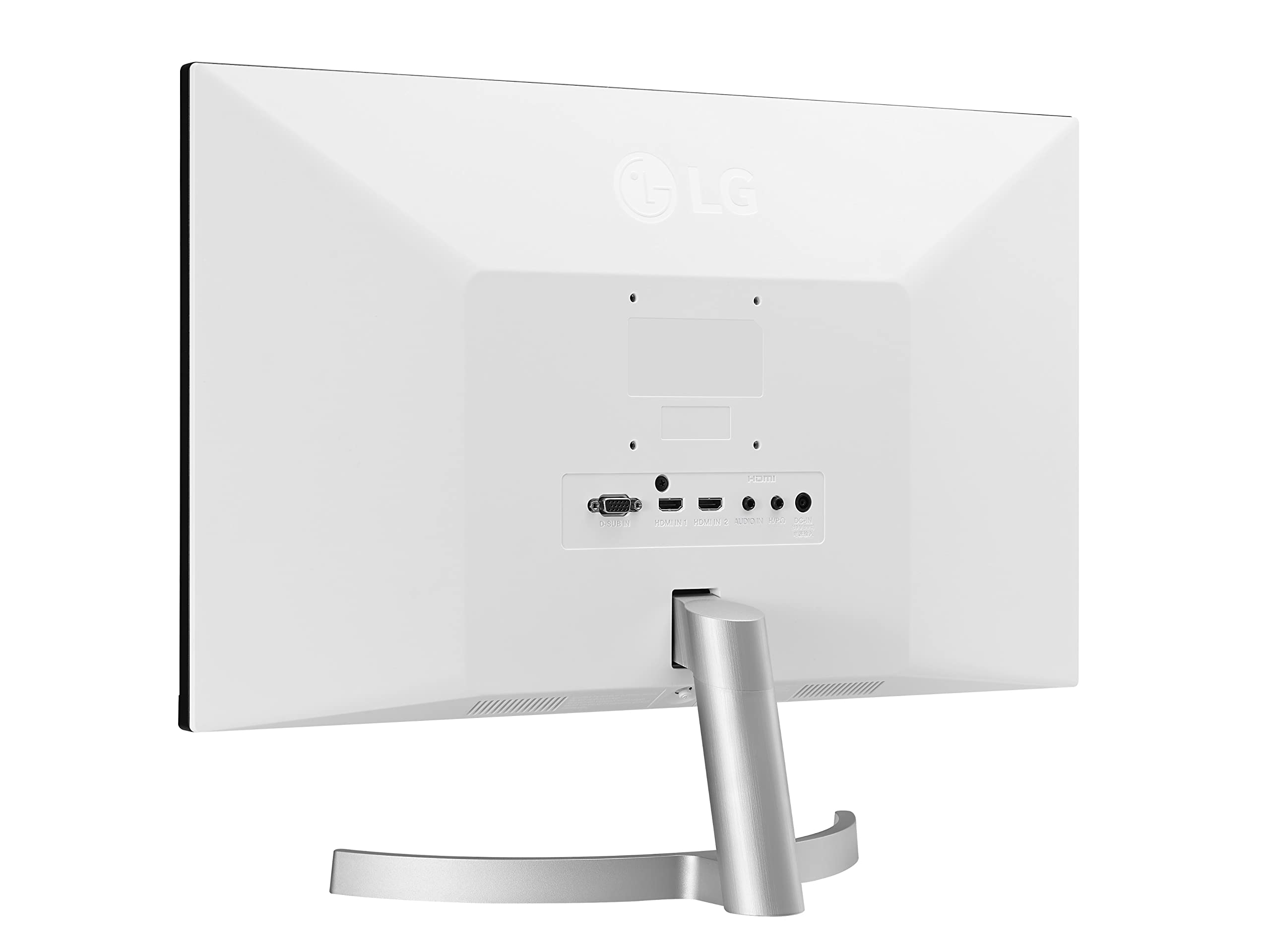 LG 24ML60SP Monitor 24" Full HD LED IPS, 1920x1080, 1ms, AMD FreeSync 75Hz, Audio Stereo 10W, 2x HDMI 1.4 (HDCP 1.4), VGA, AUX, Schermo Antiriflesso, Flicker Safe, Bianco