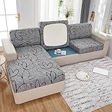 ▶ 【ENTRETIEN FACILE】 La housse de coussin de canapé est lavable en machine, facile à entretenir et à entretenir, mettez-la séparément dans de l'eau froide au cycle délicat, ne pas utiliser d'eau de Javel ni de fer. Lors du séchage, séchez à basse température et sortez-le rapidement du sèche-linge.