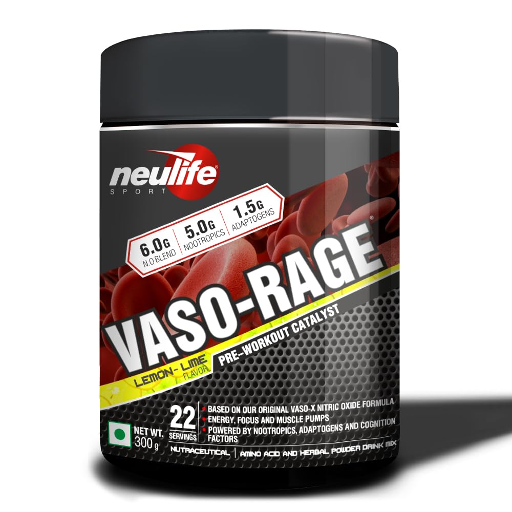 PROCEL Neulife Vaso-Rage Extreme Pre-Workout Powder Catalyst W/Vasodilators, Nootropics & Adaptogens 300 Gram (Lemon Lime) (B09KPKSPSQ) Amazon Price History, Amazon Price Tracker