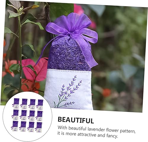 Miniatura 7 de Garneck 72 bolsas de bolsita ambientador de organza bolsa de fragancia ambientador bolsas vacías bolsas de lavanda bolsa bolsita bolsa de capullos