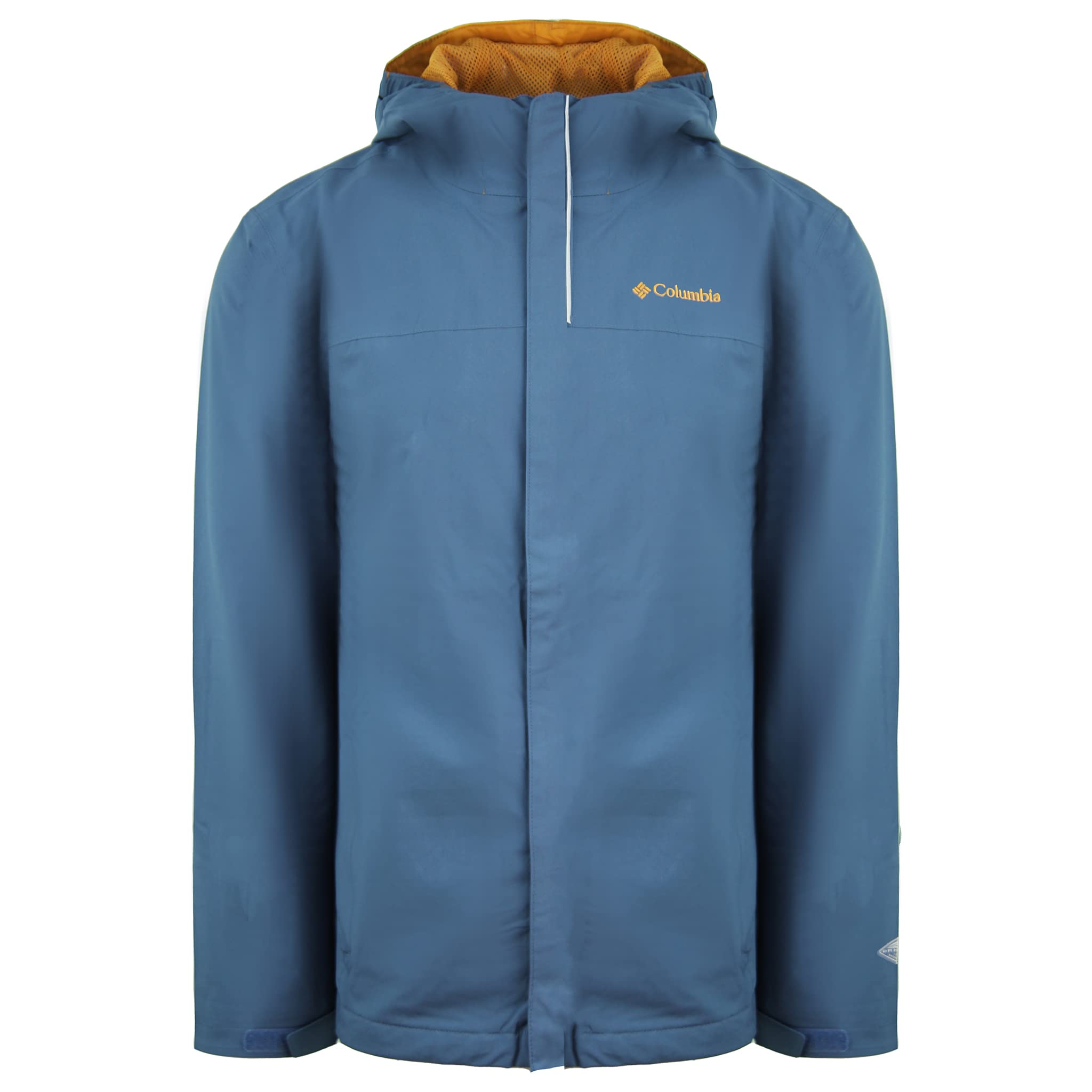 Columbia Whidbey Island Waterproof Hooded Blue Junior Jacket XB0295 478