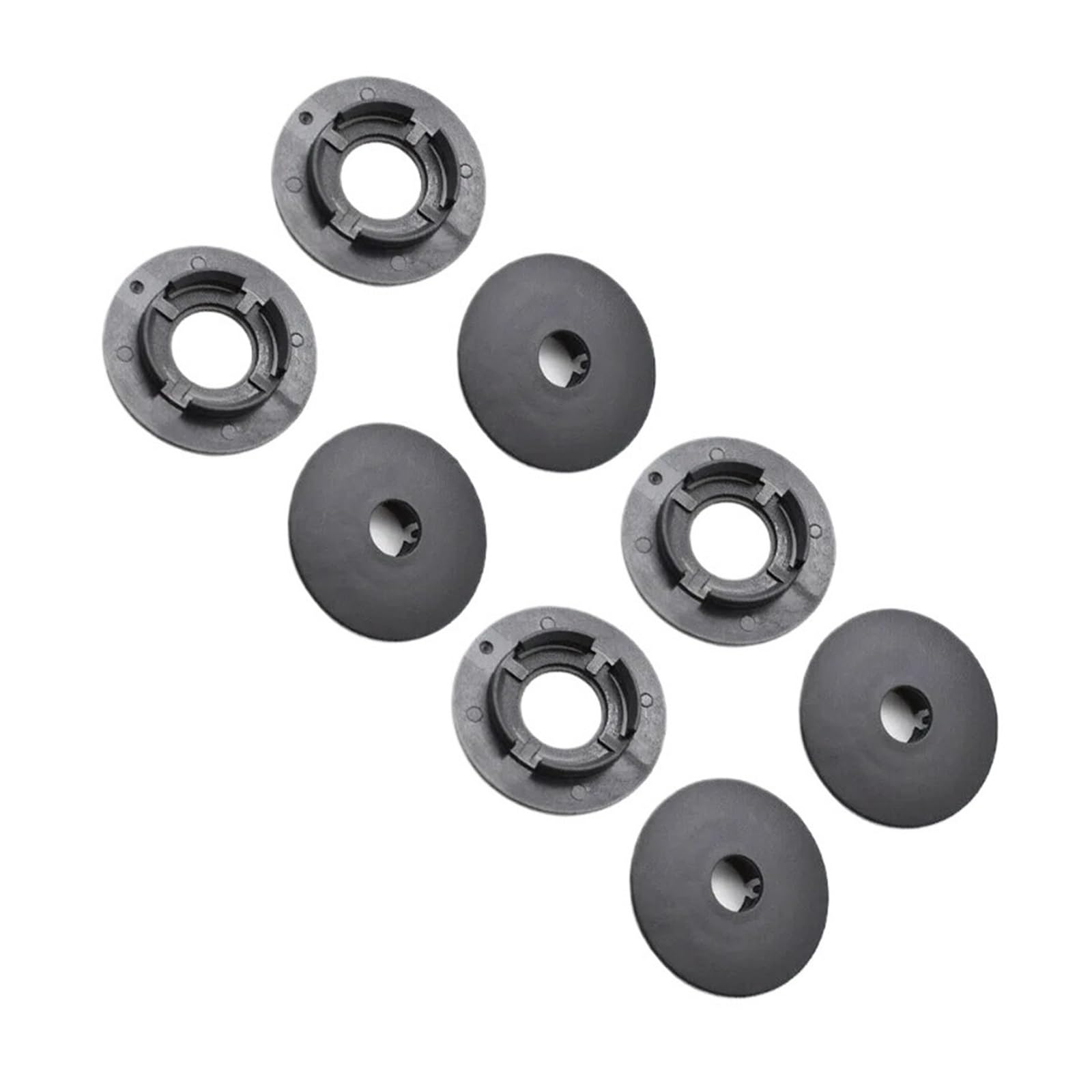 KXFVYNE 8pcs Car Floor Mat Caret Clips Fixing Non-Slip Fastener for Holders Grips Clamps Accessories
