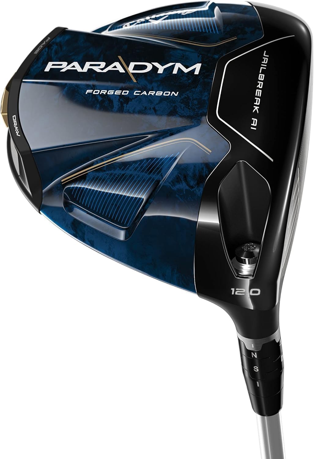 Callaway Paradym Driver 12 Blue Graphite Senior Right Handed 45.75in with Aldila Ascent Shaft