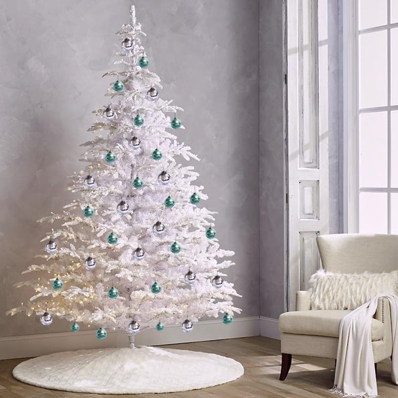 Setof4crystalbluemercuryglassornaments315elegantetchedballperfectforchristmastreehangingholidaydecorationgiftshomedecor  Urban Country Home Decor Set of 4 crystal blue mercury glass ornaments 315 elegant etched ball perfect for christmas tree hanging holiday decoration gifts home decor  urban country home decor