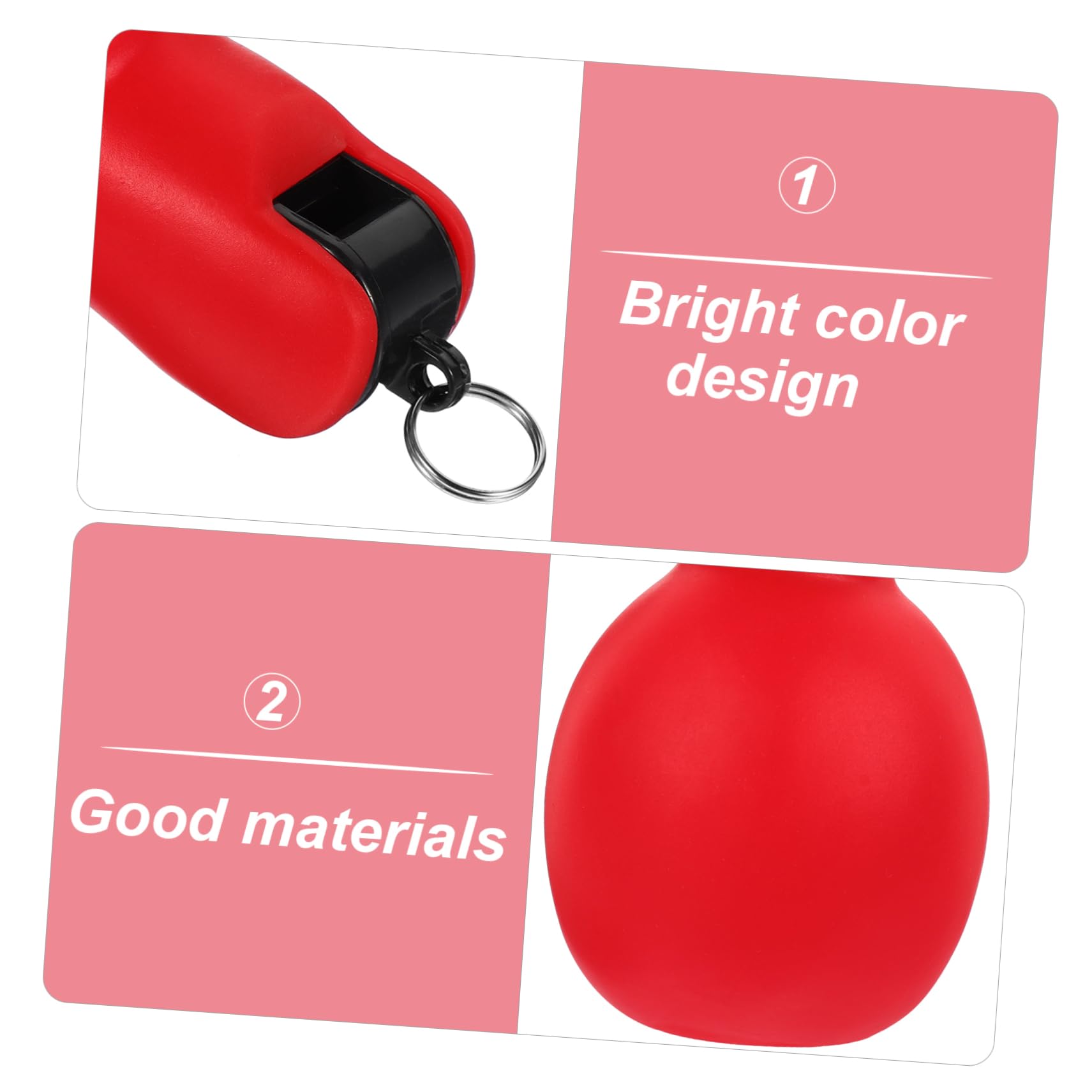 BESPORTBLE 10pièces Sifflet De Survie Squeeze Pratique pour Activités Extérieures Et Secours Urgence Sifflet Réutilisable Et Décoratif