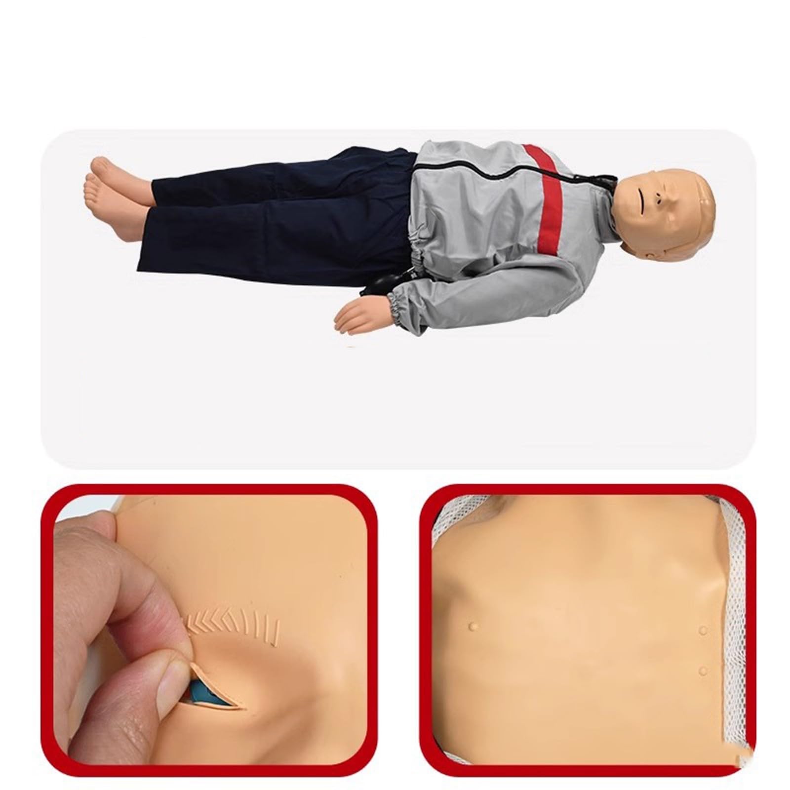 Manichino CPR Tutto Il Corpo Bambino Manichino Rianimazione Pediatrico RCP Di Pronto Soccorso Per Ostruzione Delle Vie Aeree Infartuate A