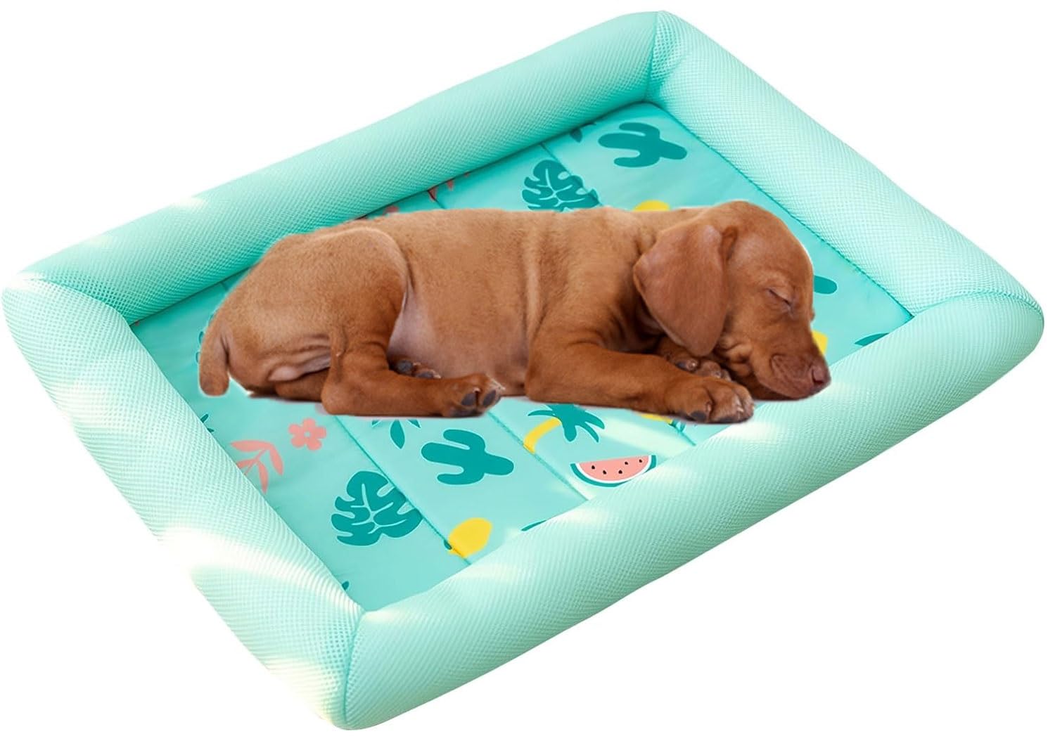 Tappetino Refrigerante For Cani 52x42 Cm, Tappetino Refrigerante Riutilizzabile For Animali Domestici, Tappetino Refrigerante For Cani Medio, Tappetino Auto-raffreddante For Cani Viaggi A Casa Estate(