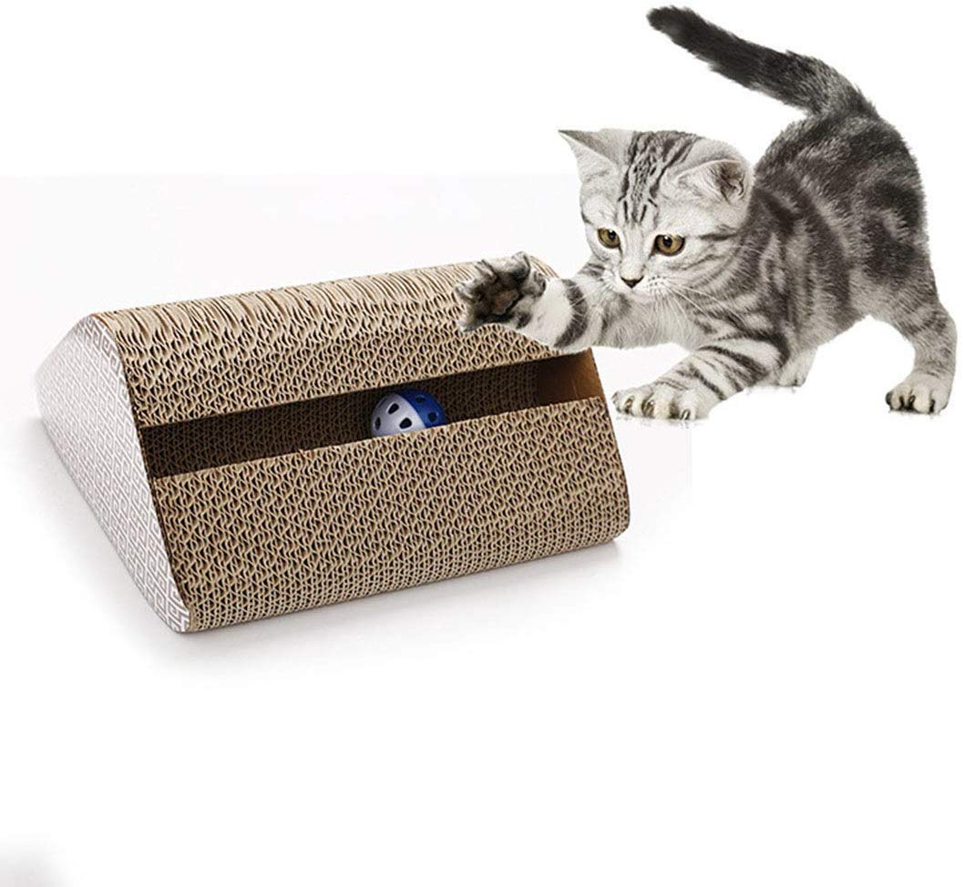Emily Pets India Cat Scratcher Cardboard with Ringing Bell Balls and Catnip (B08XJRNCJ7) Amazon Price History, Amazon Price Tracker