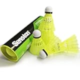 Senston Badminton Shuttlecocks Nylon Badminton Shuttlecocks Birdies Durability Stability Shuttlecock for Outdoor Indoor Sports Activities/Training