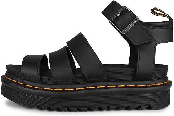 美品　Dr. Martensサンダルブラック BLAIRE Dr.Martens ドクターマーチン BLAIRE サンダル｜BORN FREE