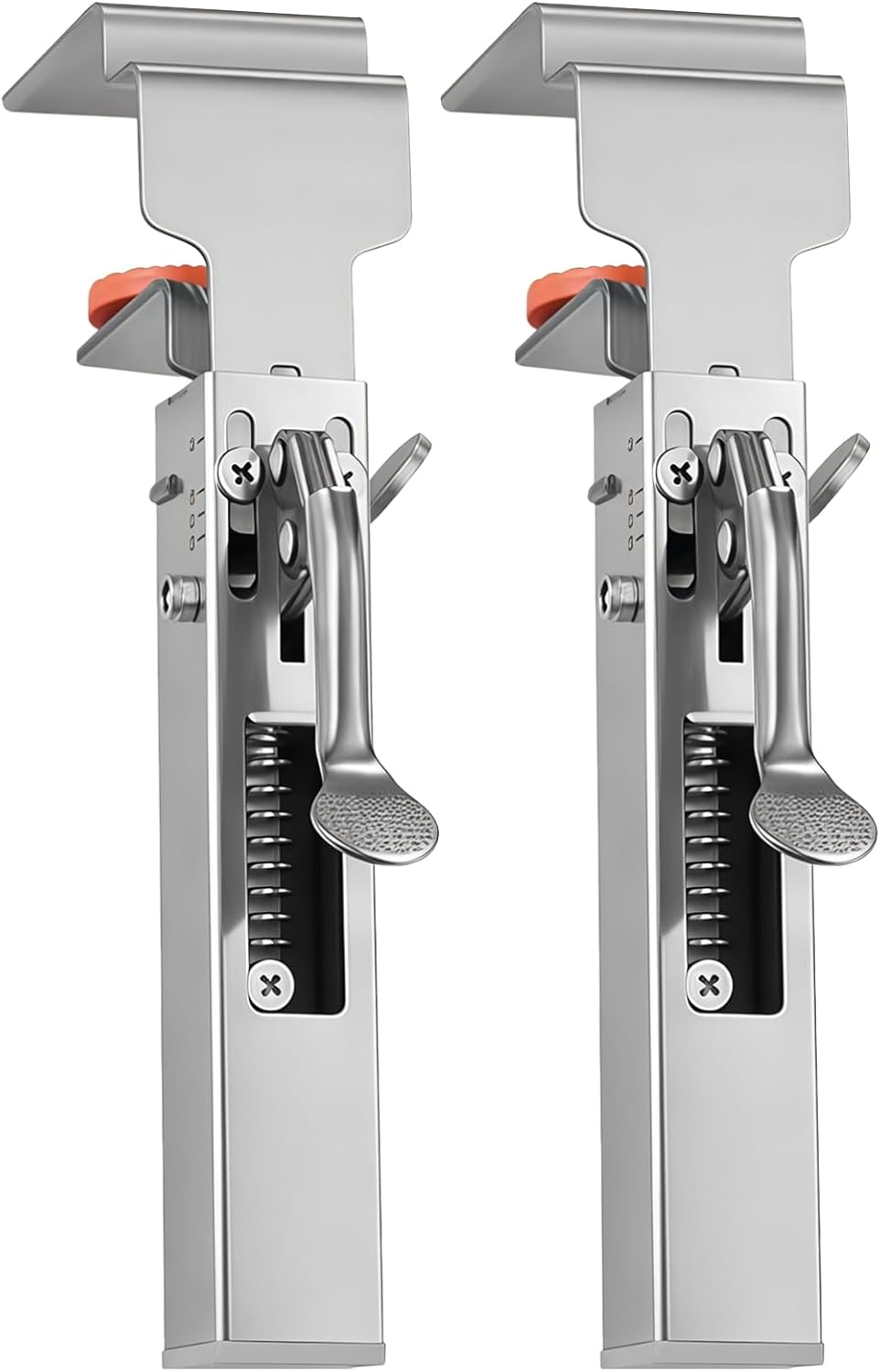 2-Piece Adjustable Drawer Clamps, Steel, for Installation