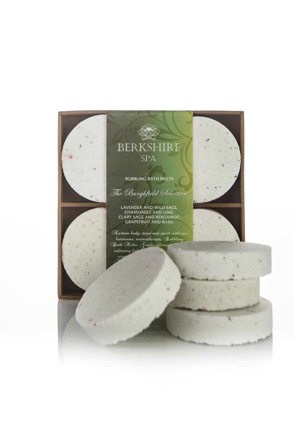 Bath Bombs Gift Set for Men and Women - The Burghfield Selection of Moisturizing Bath Melts from Berkshire Spa