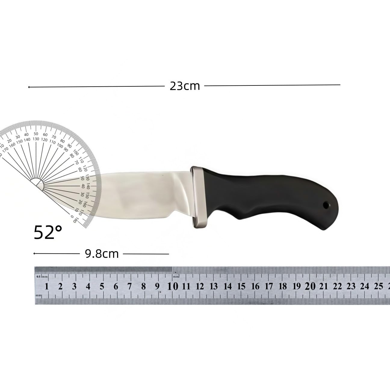 Generisch Outdoor Knife Gürtelmesser 23 cm feststehend Messer
