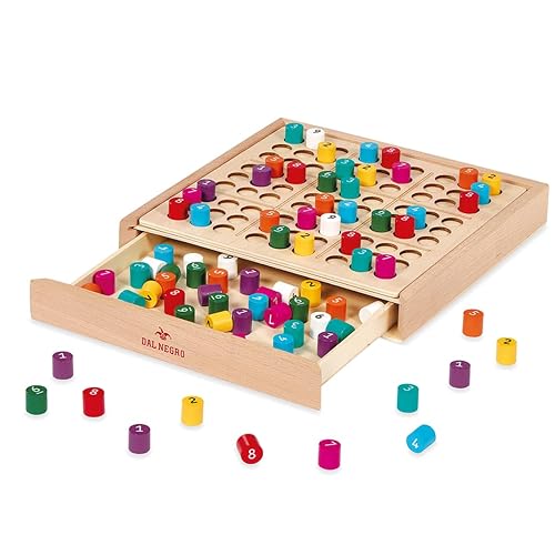 Dal Negro - Our Sudoku - Juego de Mesa de Madera, Apto para niños 8+ y Toda la Familia, 2 o más Jugadores…