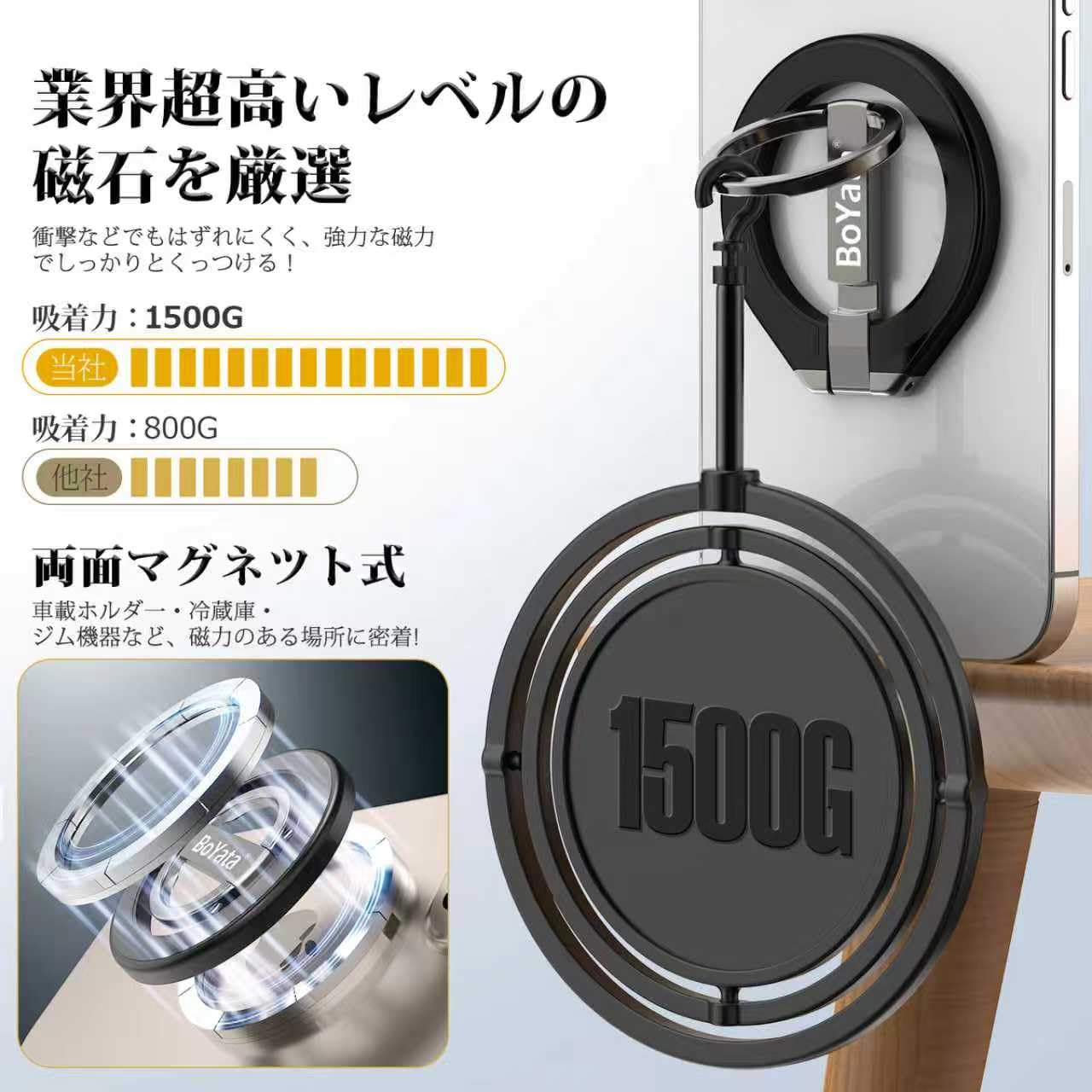 BoYata T6 スマホリングサムネイル5