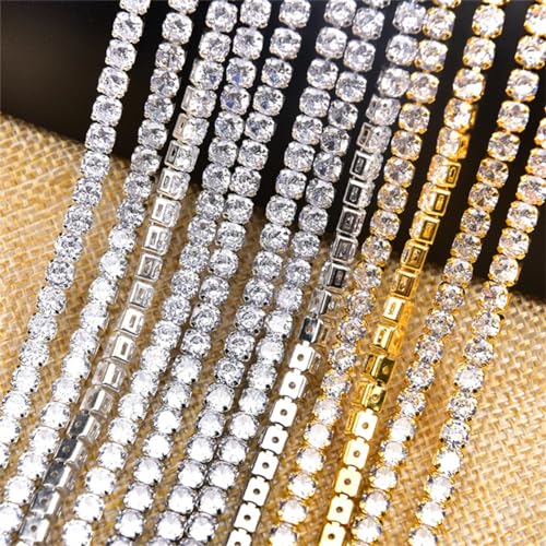 Chaîne à coudre en métal strass zircon pour sublimer vos robes de soirée