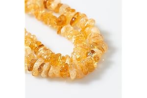 100pcs Natural Citrine Gemstone Beads