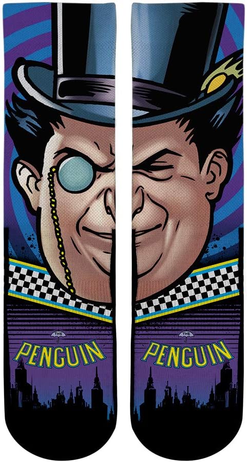 Rock 'EmDC Comics Super Premium Split Face Socks