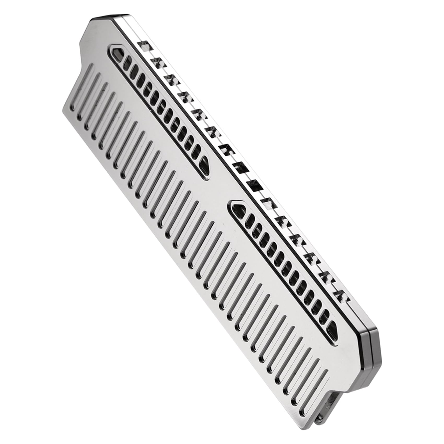 4X DDR4 DDR5 Memoria RAM Disipador de Enfriador Chaleco de Enfriamiento de Memoria Radiador de Aluminio con Conductor de de Grasa de Silicona de 9 W, Plata