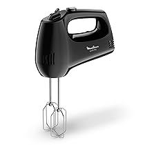 Moulinex Quick Mix Sbattitore, Veloce e potente, Robusto ed efficiente, Maniglia ergonomica, Nero, HM3108B1