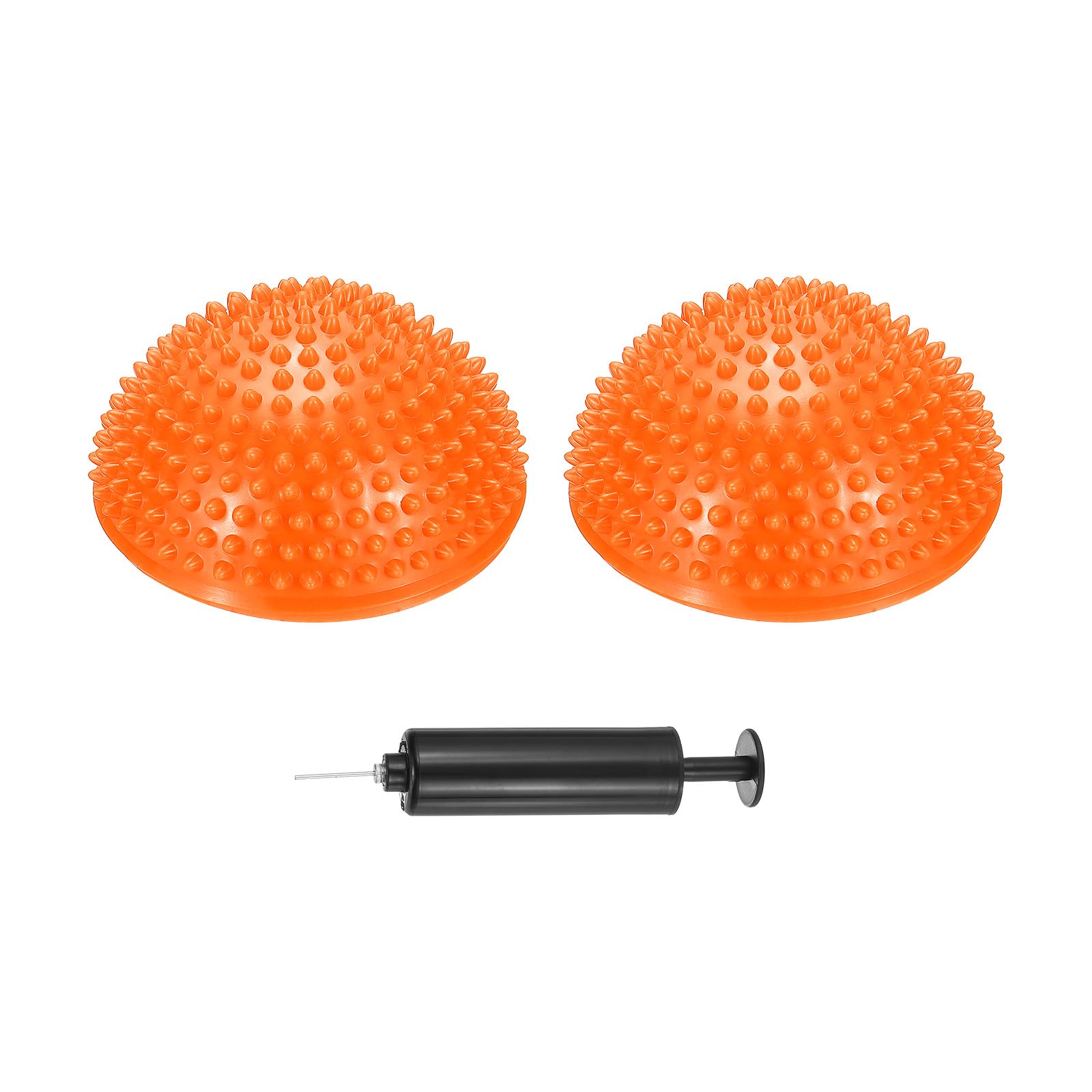 PATIKIL 2 Pcs Half Spiky Domes Balance Pods 6.7x3.1 Inch