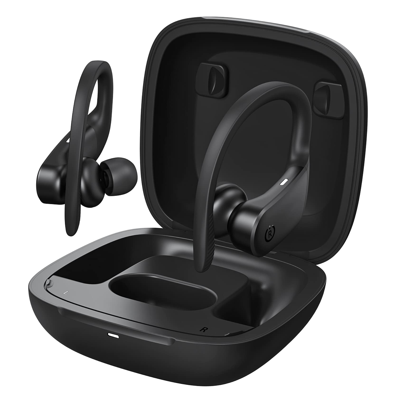 Flame Lite Wireless Earbuds w/Earhooks, Sports Running Bluetooth Headphones, Sports, in Ear Earphones, 30hrs Playback, 14....