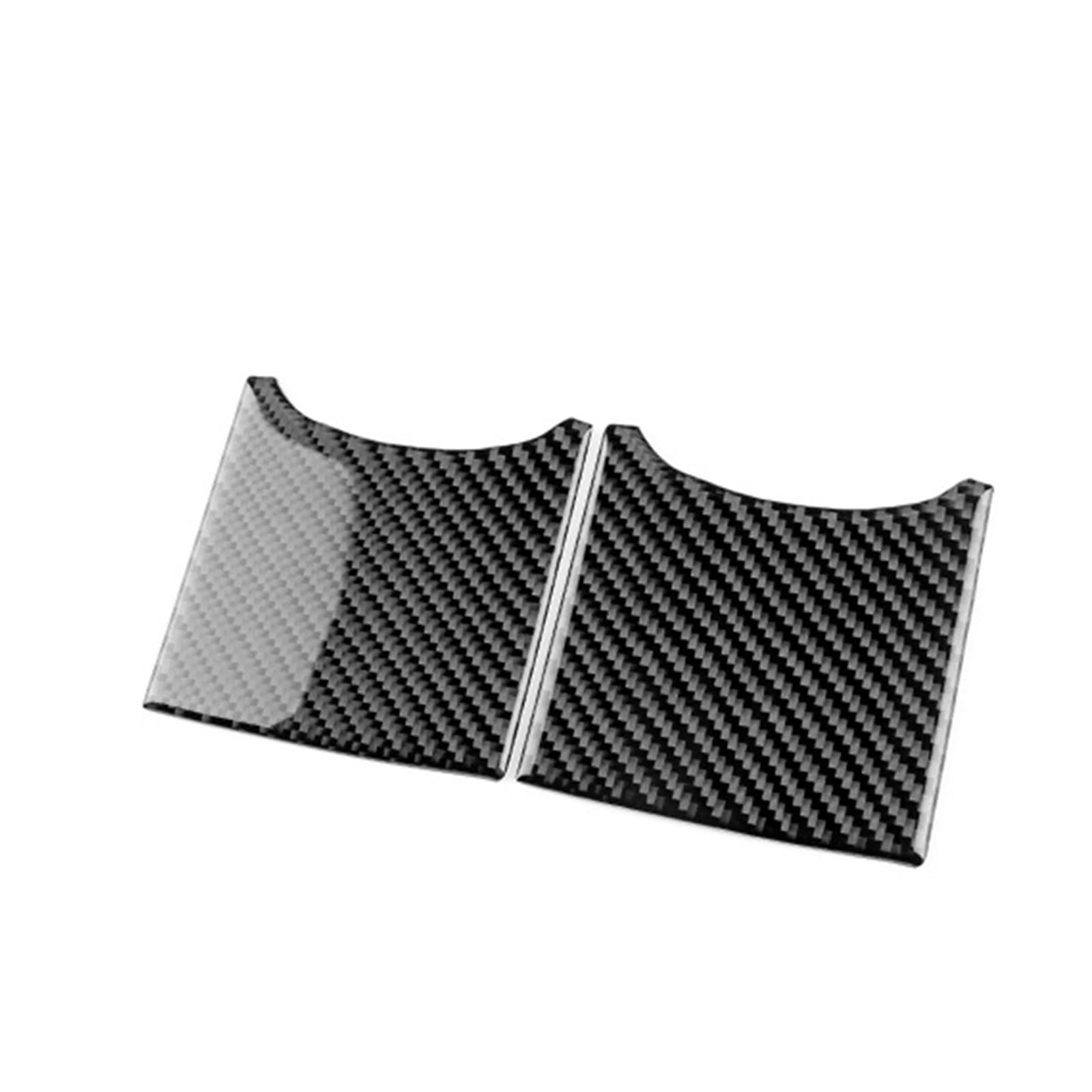 Car Trim Interior for Toyota for Yaris 2006-2011 Soft Carbon Fiber Sticker LHD Car Headlight Rearview Mirror Button Trim Interior Mouldings(Cup LHD RHD Black)