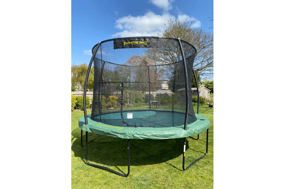 Jumpking 10ft 12ft 14ft Round Trampoline With Safety Enclosure Net