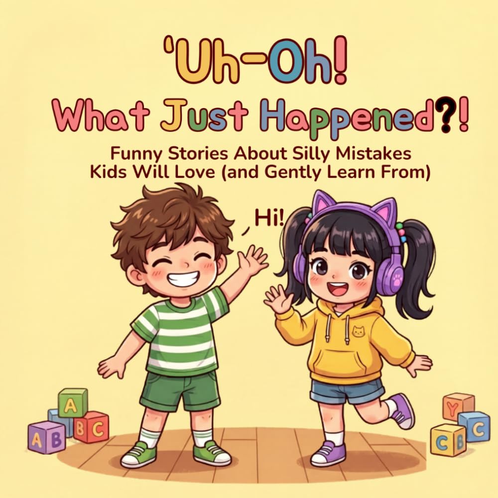 “Uh-Oh! What Just Happened?!”: Funny Stories About Silly Mistakes Kids Will Love (and Gently Learn From)