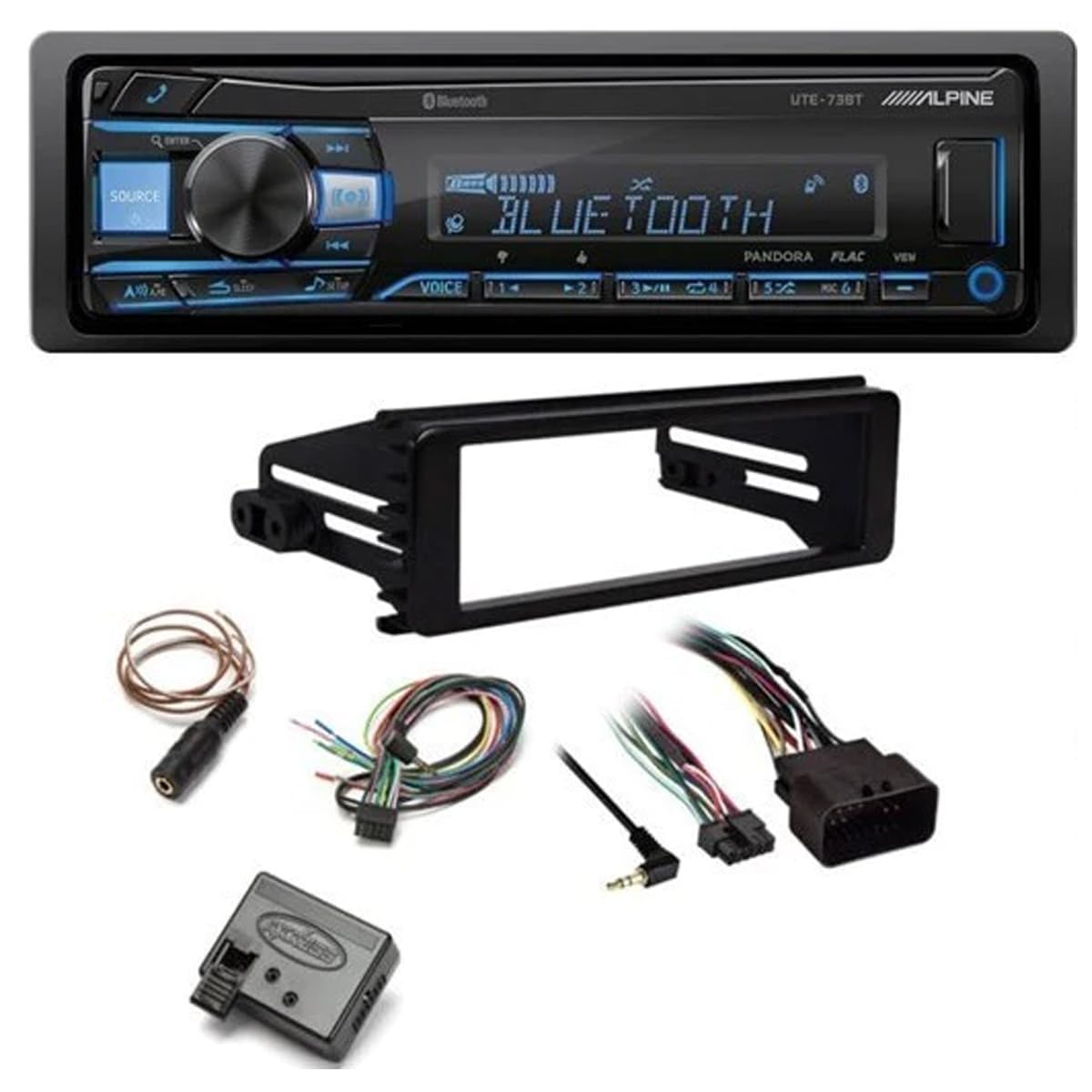 Amazon.com: Alpine UTE-73BT in-Dash Digital Media Bluetooth for