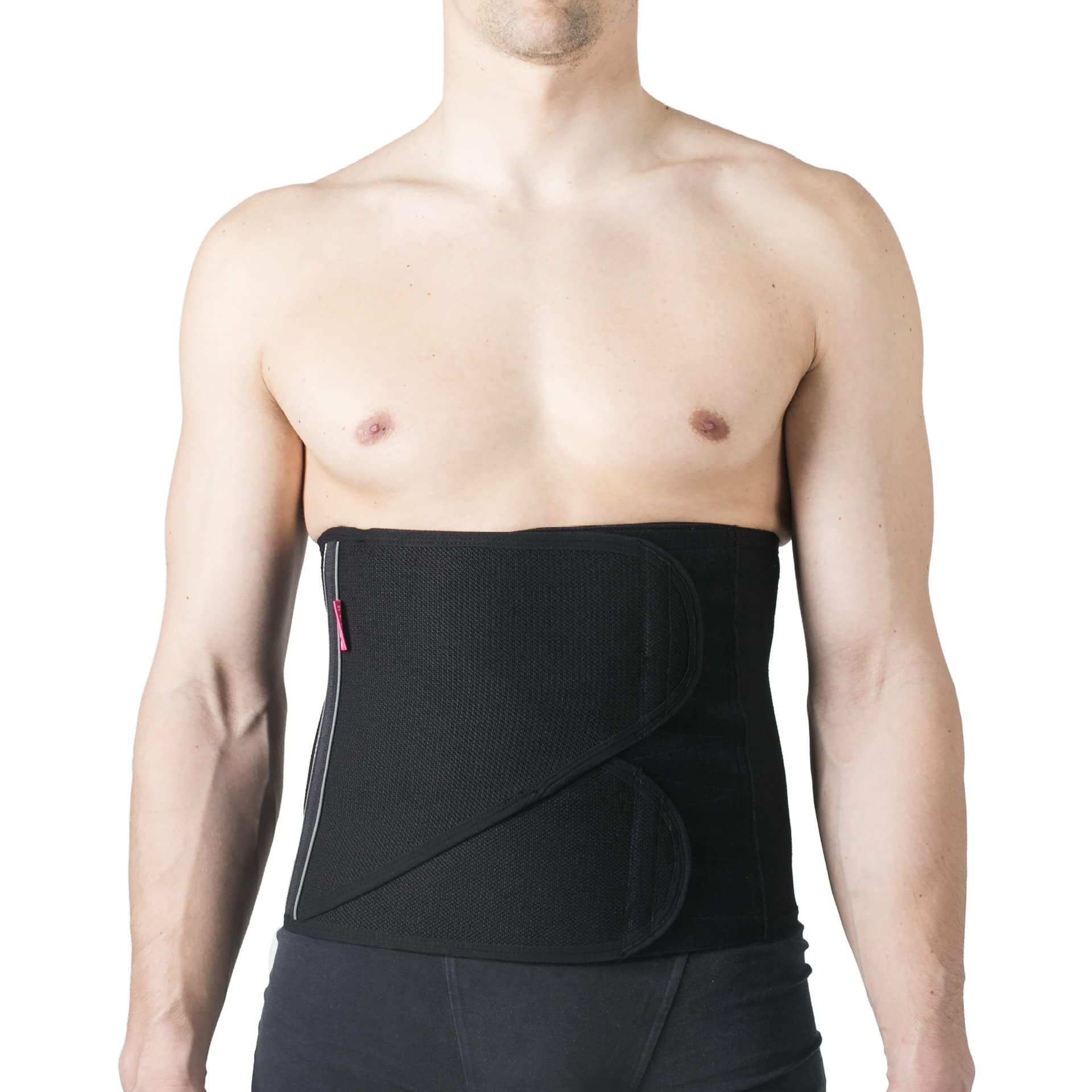 REVÉE Binder fascia addominale post operatoria, fascia lombare supporto schiena, guaina post liposuzione addome e fianchi, addominoplastica, fascia post parto, guaina contenitiva, Dimensione cm. 32h