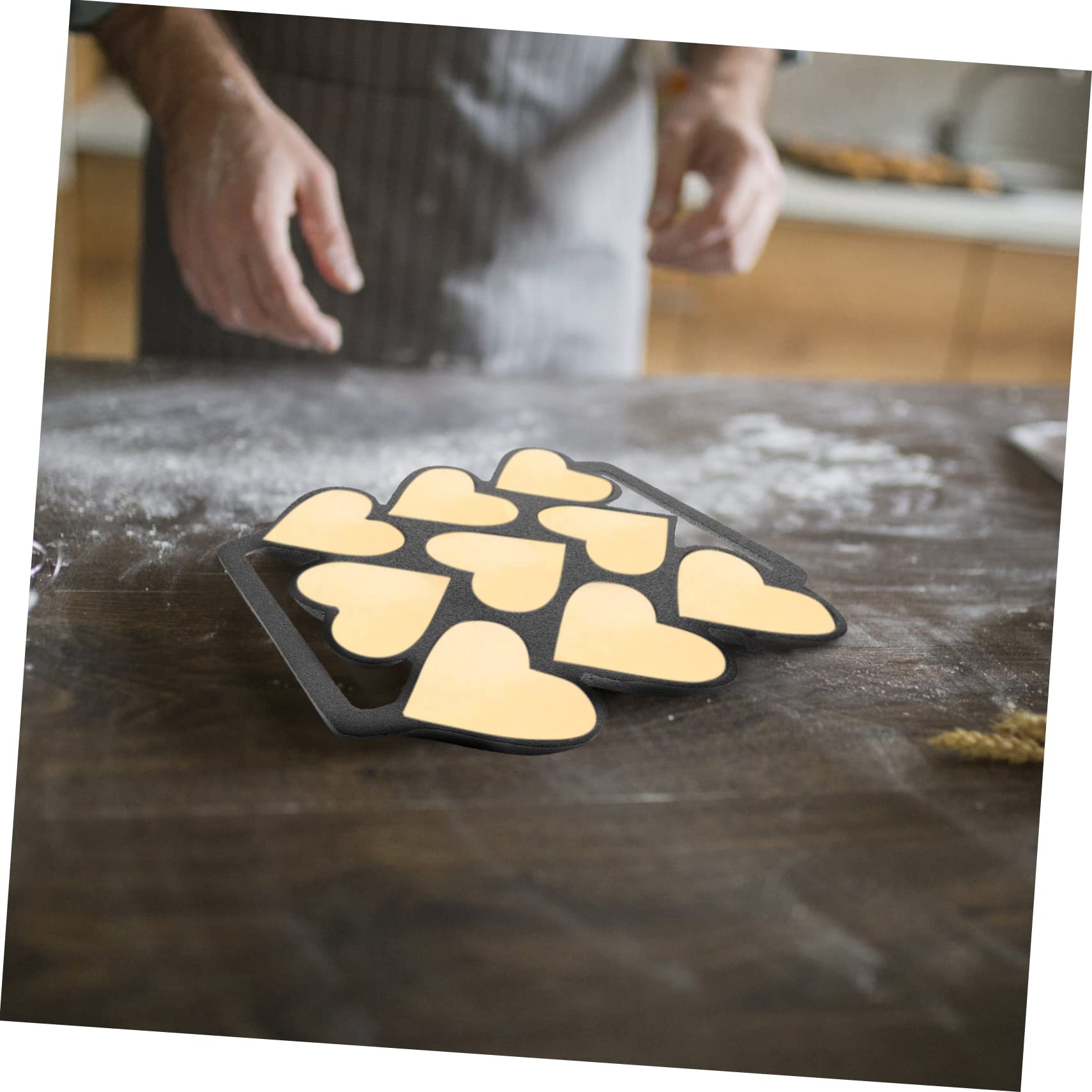Cabilock Moule à Pâtisserie Forme Cœur Pour Cuisine Dessert Pâtisserie Facile à Utiliser