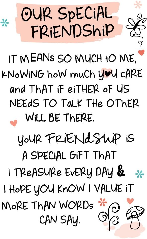 WPL INSPIRED WORDS KEEPSAKES - OUR SPECIAL FRIENDSHIP