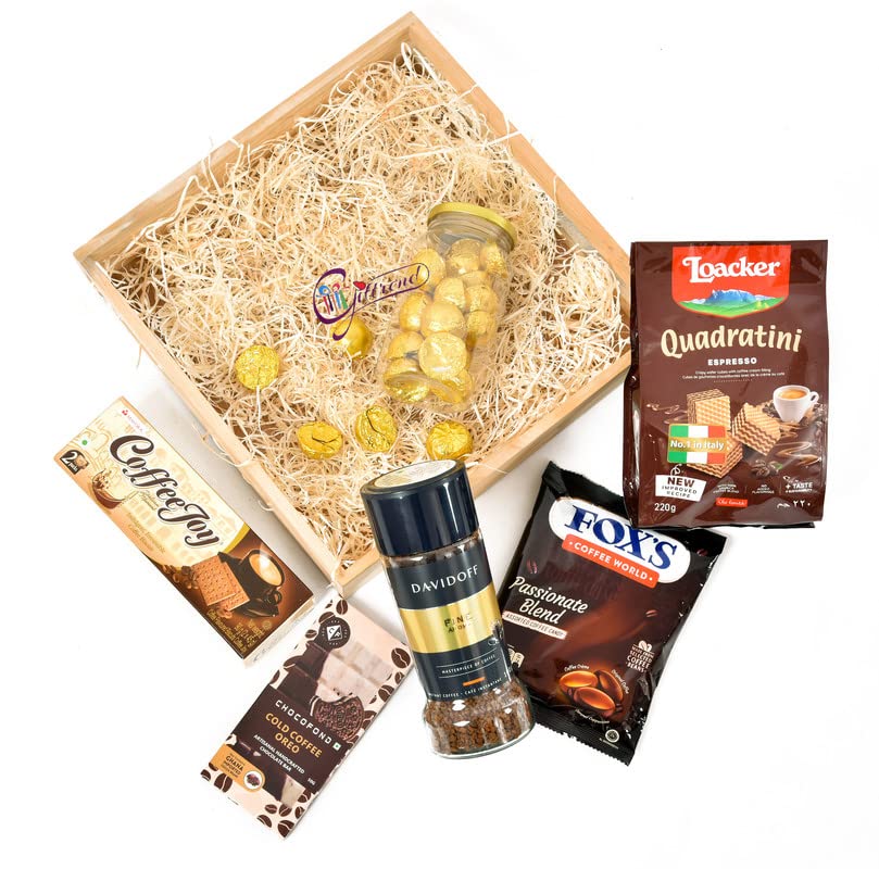 Giftrend Diwali Coffee Gift Basket for Corporate Office Employees with Flavour of Davidoff Coffee | New Year Coffee Gift Hamper for Coffee Lovers | Gourmet Gift Hamper Loaded... - Image 3