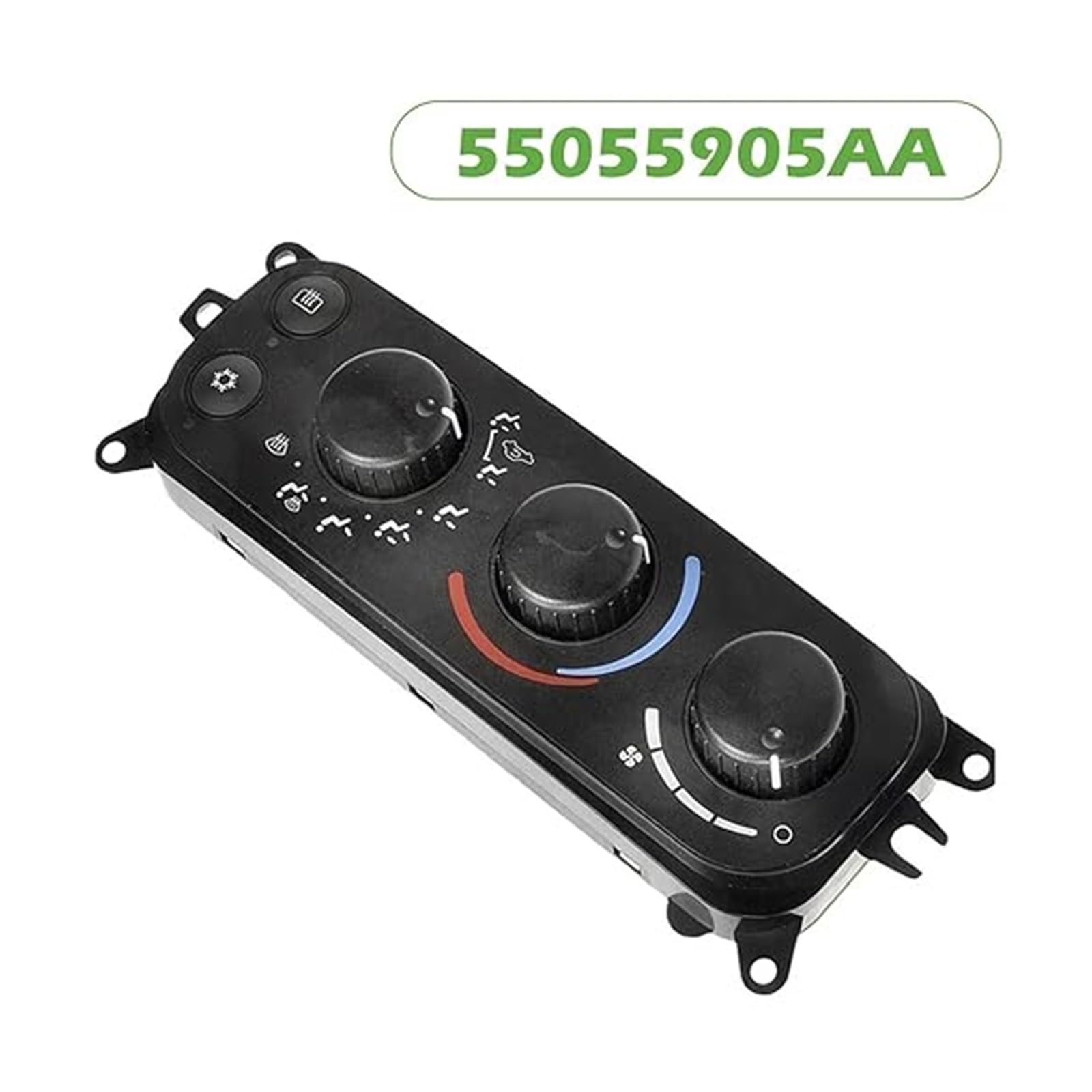 para Dodge Ram 1500 2500 3500 2002-2005 55055905AA Panel de interruptores de Aire Acondicionado para automóvil, módulo de Control de Clima HVAC Decorativo