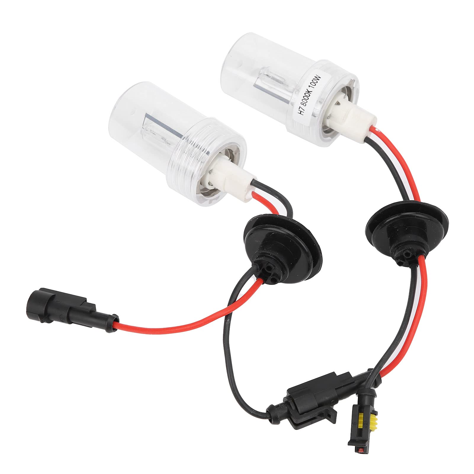 Durevole 2 Pezzi Lampadina per Fari Automatici Xenon 100W 8000K H7 Presa per Veicoli 12V