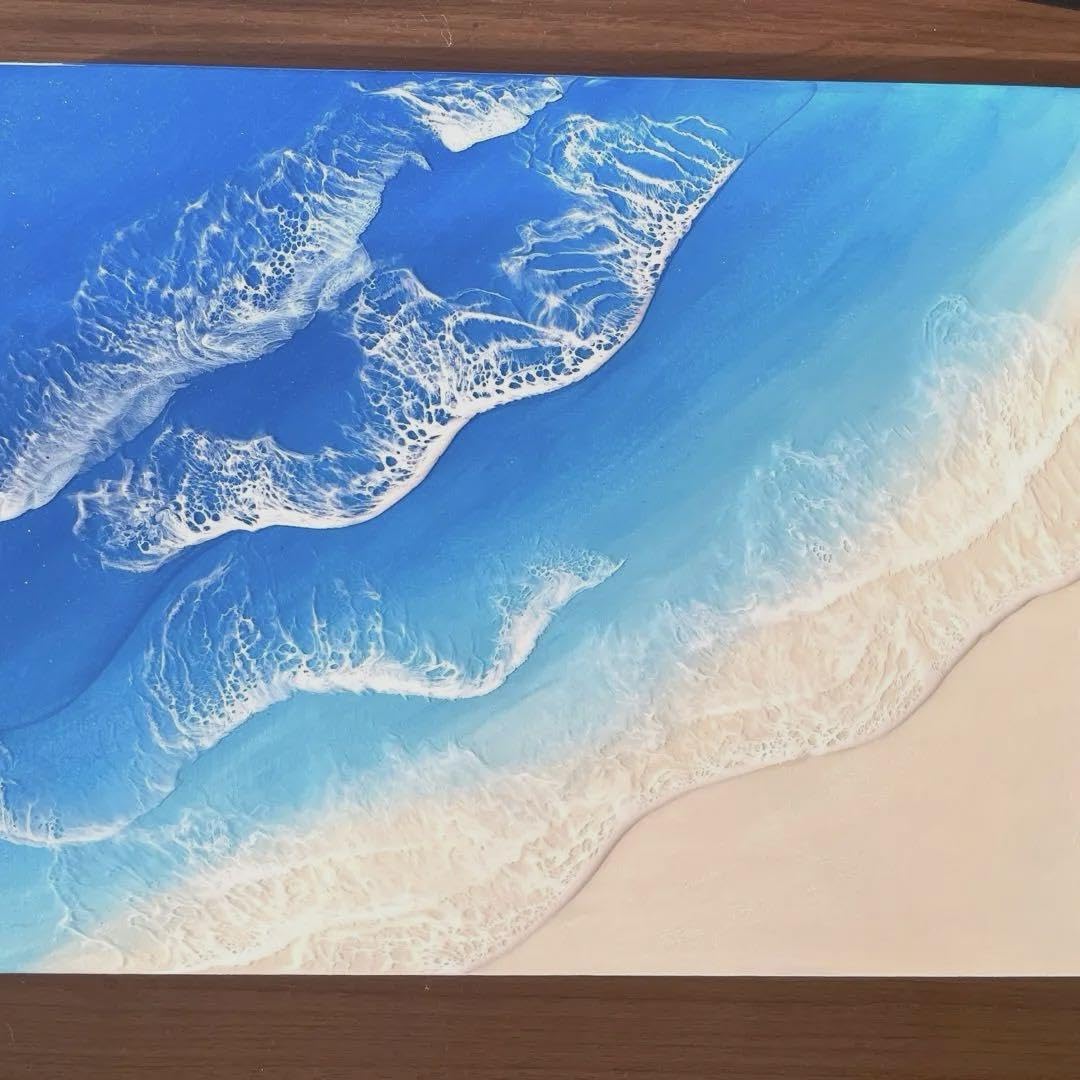 いちまる オーシャンアート 海の波 オーシャンアート 波レジンアート
